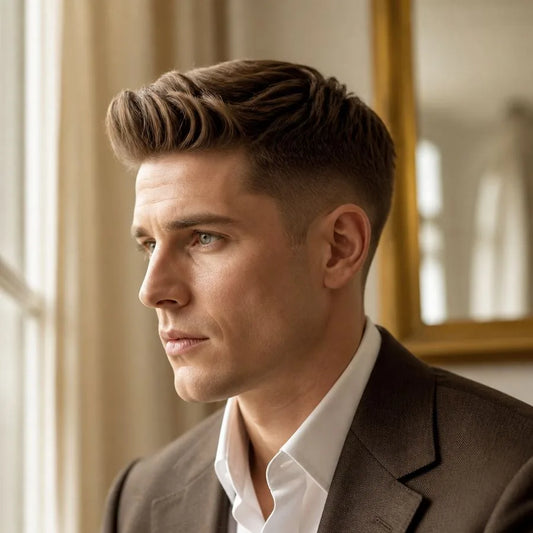 Men's haircut and grooming – illustrating “How do I find the right men's haircut for my face shape?”