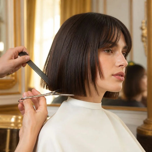 Stylist giving a precision haircut – illustrating “How often should I get a haircut to keep my hair healthy?”