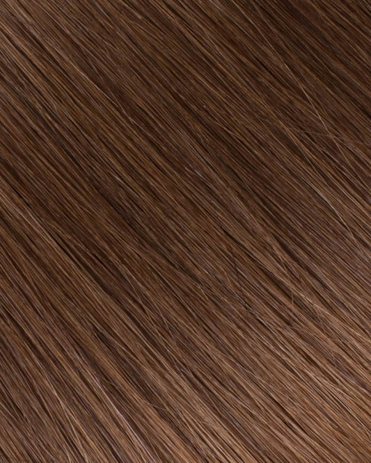 BELLAMI Professional Silk Seam Clip-In, Chocolate Brown #4 Natural